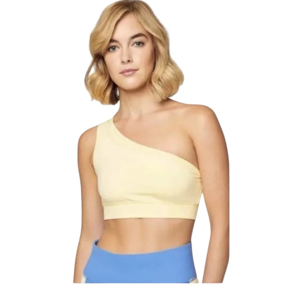 NWT Fourlaps Women’s Solo‎ Bra One-Shoulder Sports Bra Athletic Performance